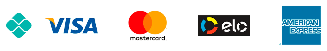 Pix, Visa, Mastercard, Elo e American Express